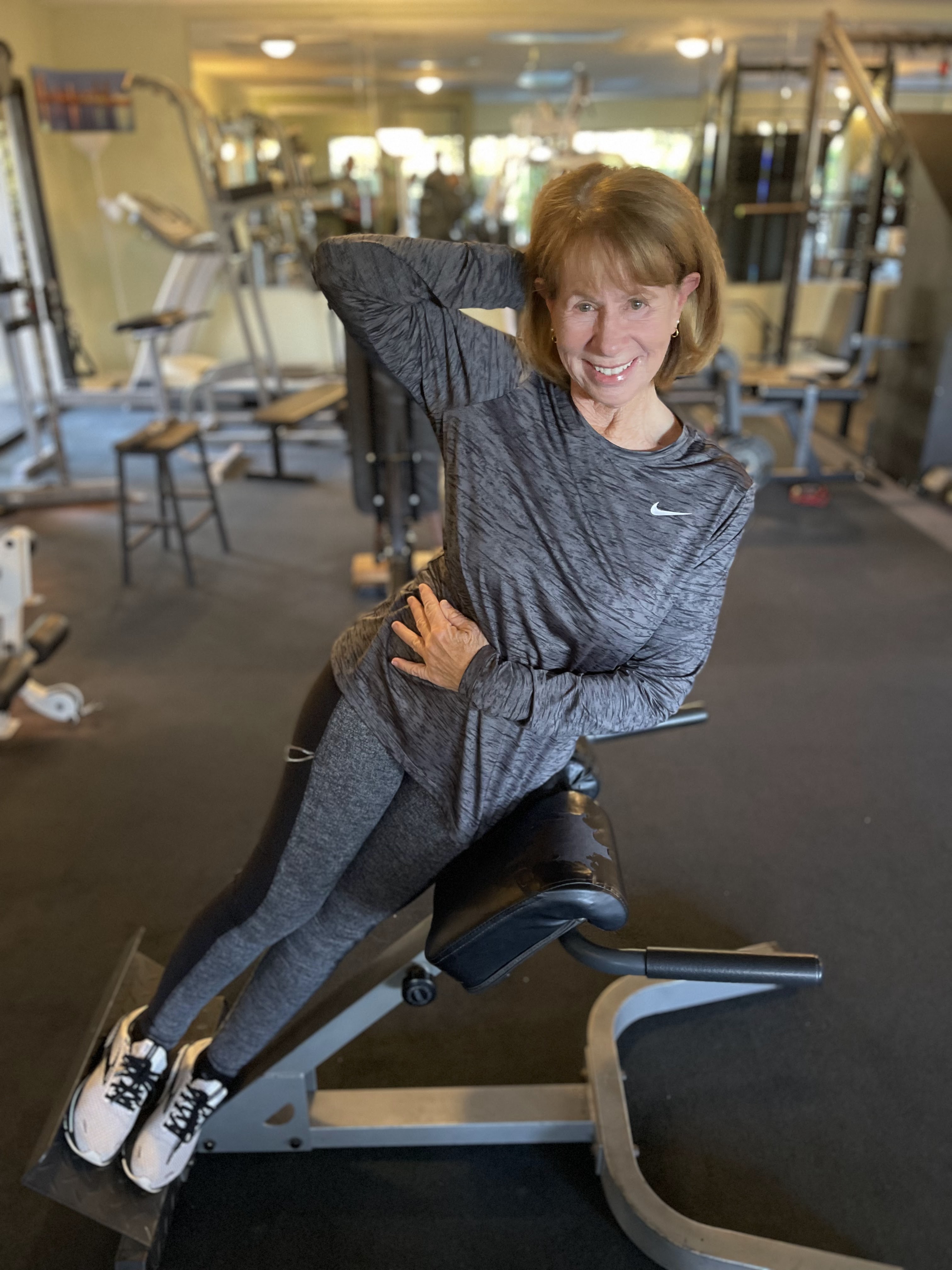 Gill’s Fitness client building strength with personal guidance